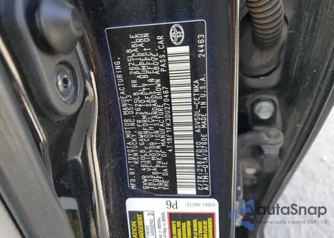 2013 Toyota Camry L z USA, uszkodzony, nr VIN 4T1BF1FK3DU270467